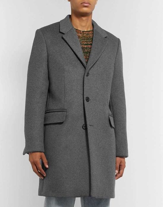 Palton regular 52 XL de lux La Sartoriale lana 100% Woolmark grey