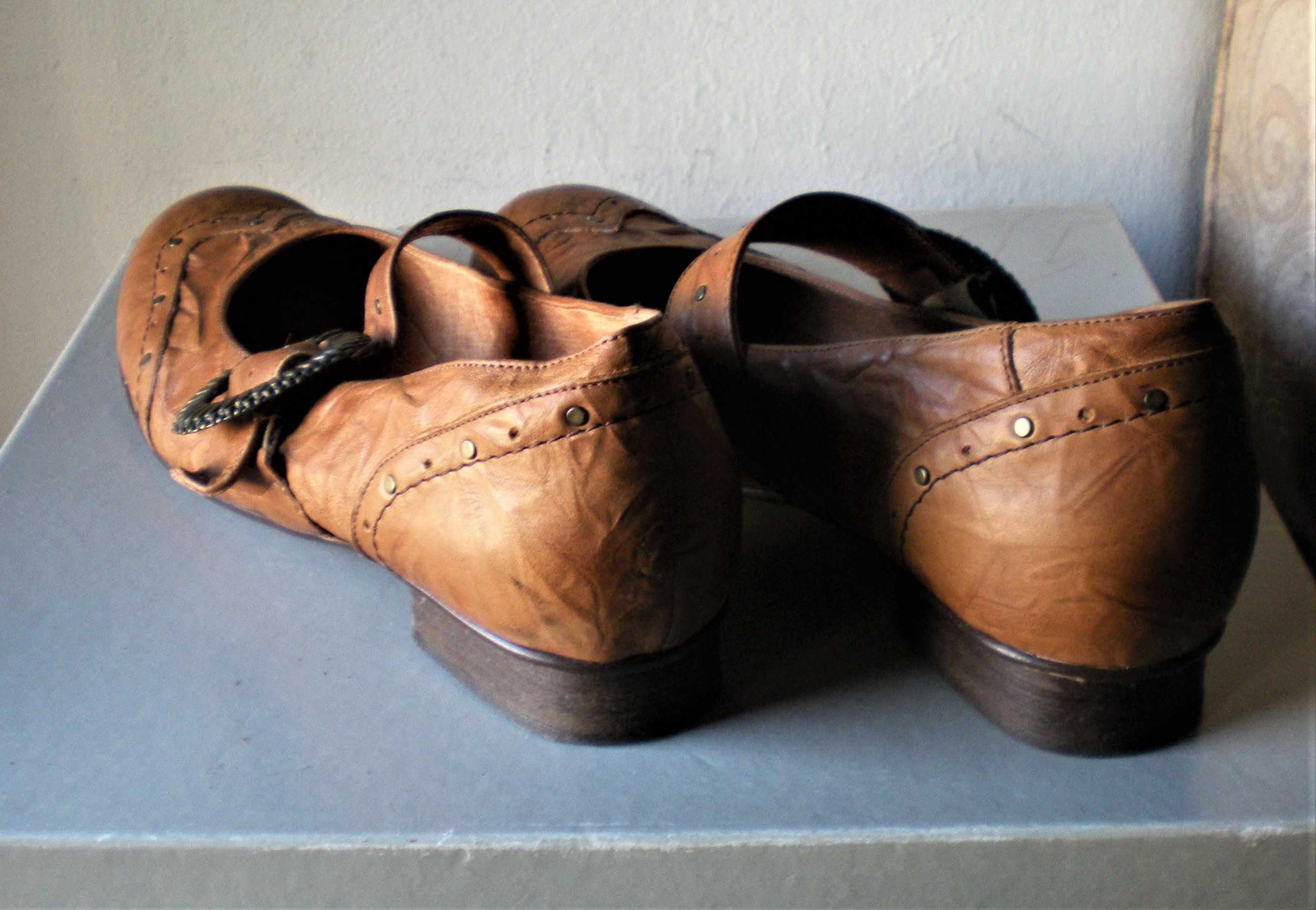 Pantofi OCRU din piele 100% naturală_brand “Lorenzo de’ Pazzi”_m40