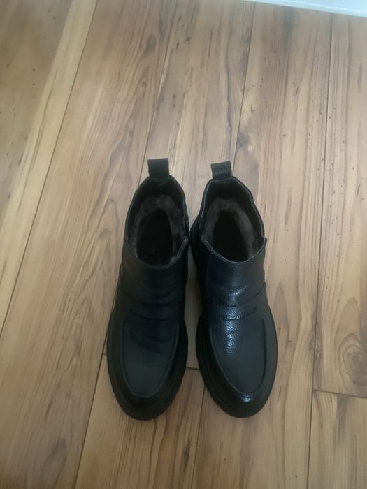 Кожаные сапоги 37 размера