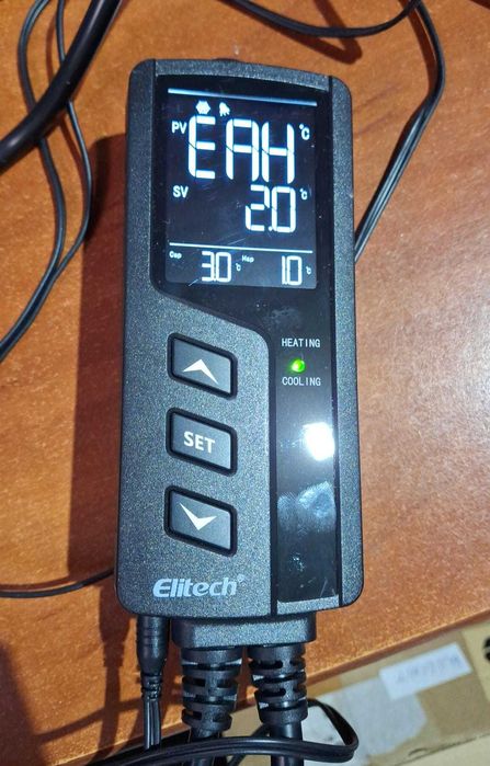 Termostat Elitech, WiFi, cu senzor, control temperatura si umiditate