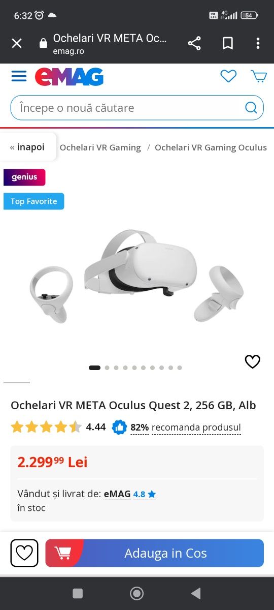 Oculus Quest 2 Modat 128GB cu multe jocuri
