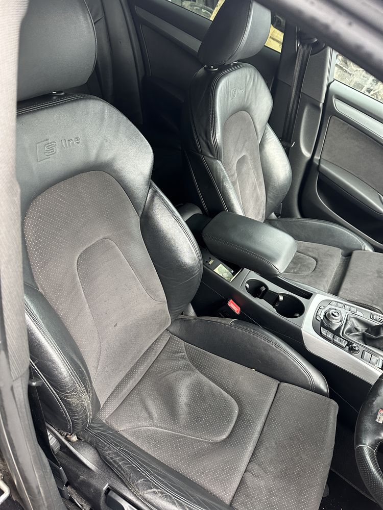 Interior s-line piele&alcantara audi a4 b8