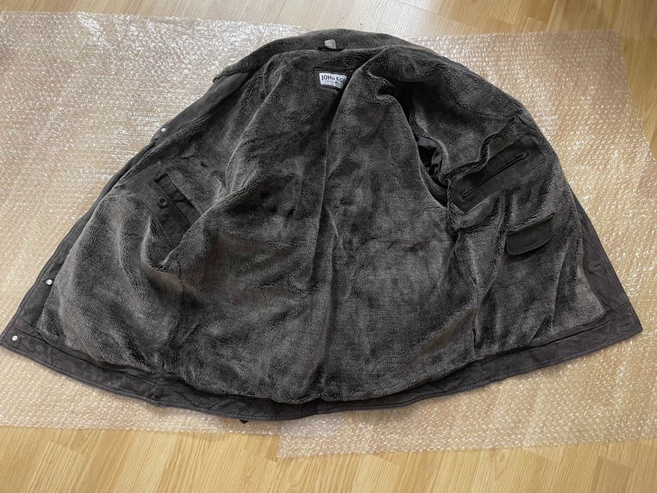 Geaca de piele intoarsa John F Gee