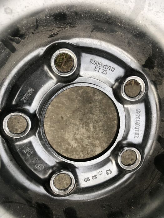 roata slim rezerva 19,17,Mercedes w204w205 clas A,B R,GLK,E,C,S,CLS ML
