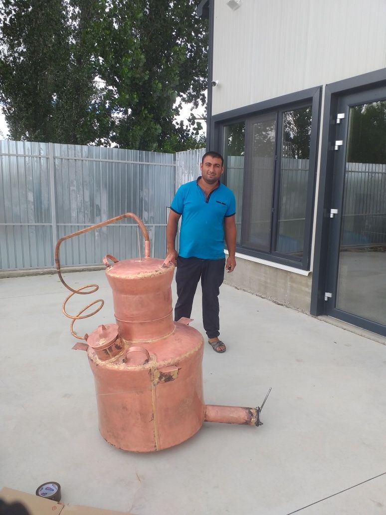 Vand cazan de țuică la 150 de Litri cu fundul de 4 mm