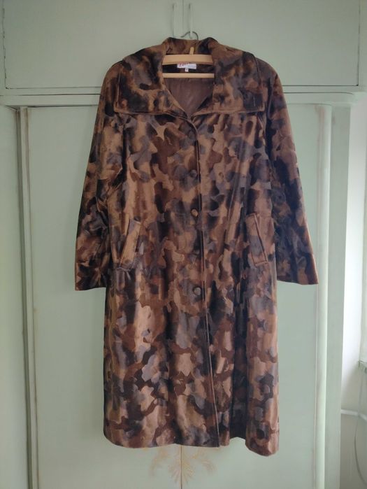 Дамско палто от екокожа