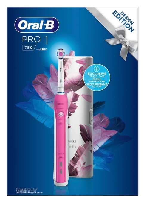 Periuta de dinti electrica Oral-B PRO 1 750 Design Edition 3D White