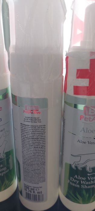 Șampon uscat cu Aloe Vera spumă 200ml