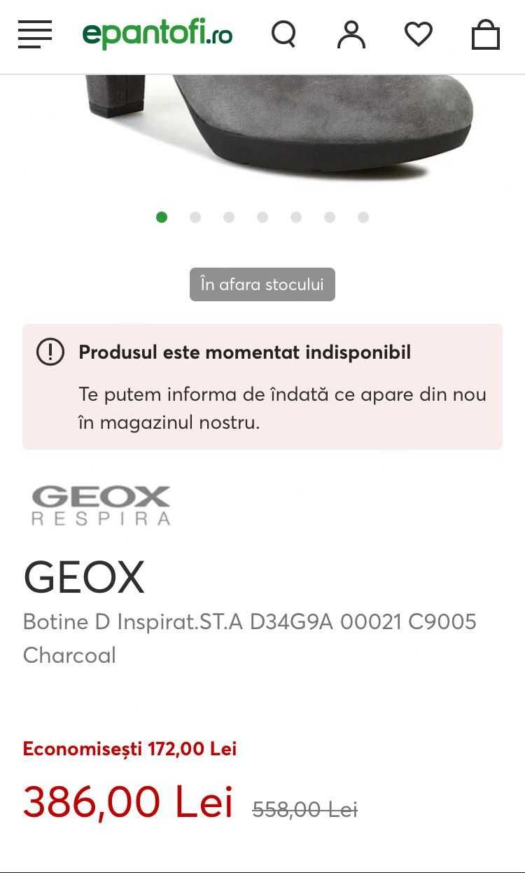 botine geox inspirat