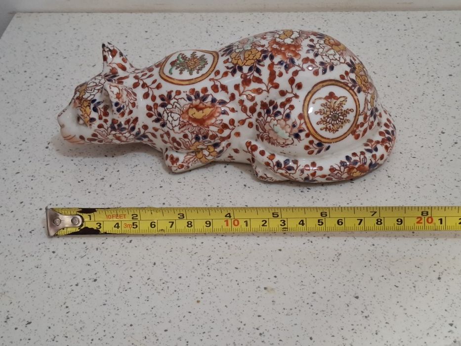 Pisică veche portelan