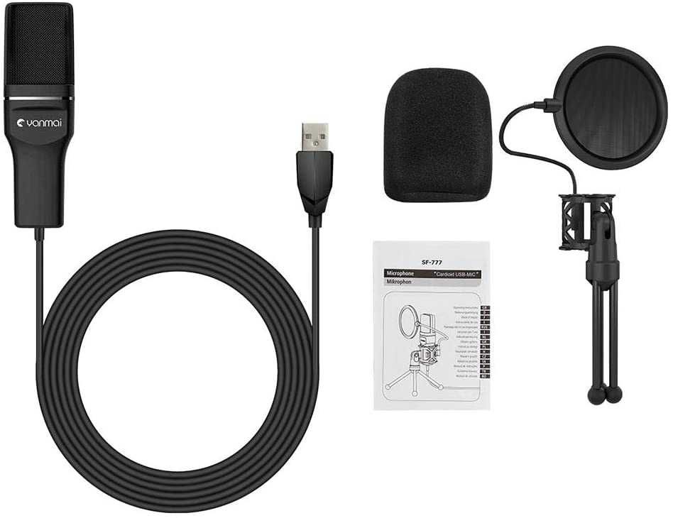 Sigilat Microfon USB Profi Docooler Yanmai SF-777 Condenser