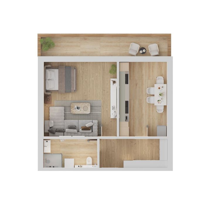 Randament excelent la Garsoniera 50.97 mp locatie Premium zona Coresi