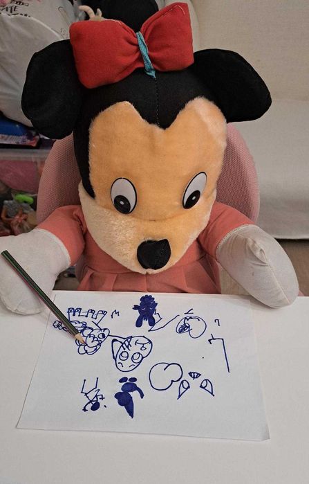 Jucarie de plus Minnie Mouse, Disney, 75 cm