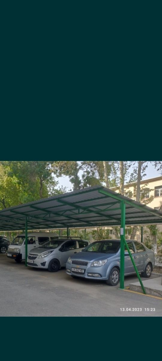 Навесы для авто на заказ. От 270тис м²