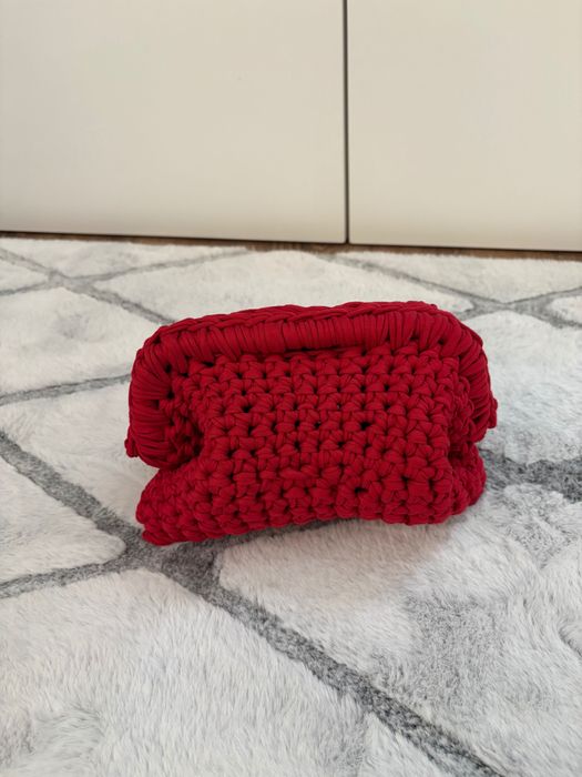 Мини чанта(органайзер) от памучна прежда