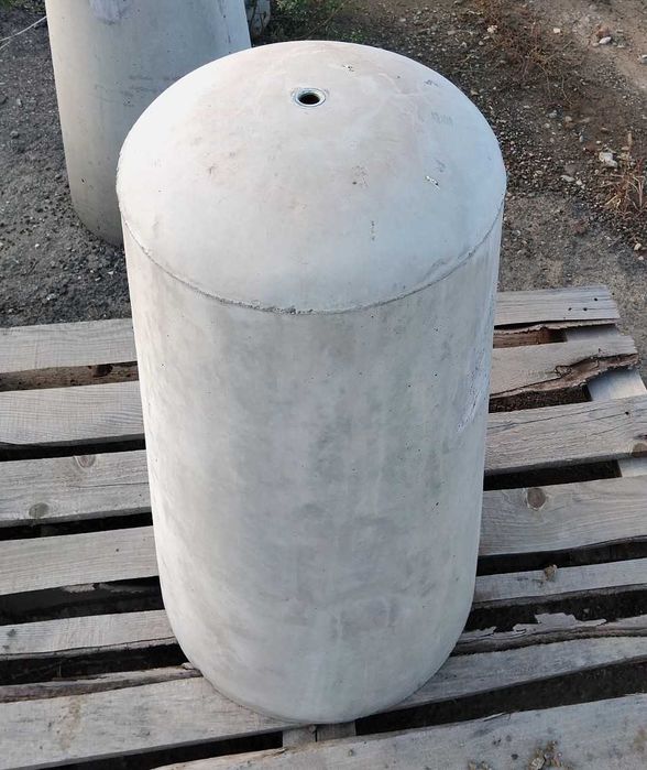 Bolard din beton conic/rotund – delimitator parcare 77 x 44 cm rotund