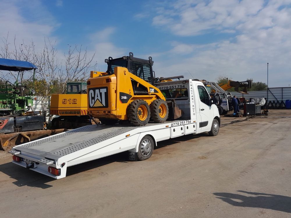 Tractari auto moto dube Transport rulote Platforma auto 24/7