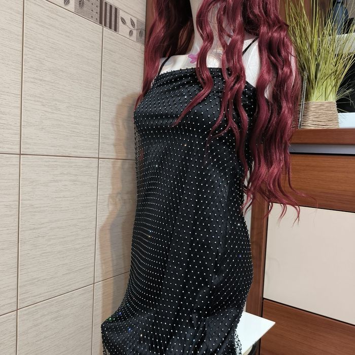 Rochie dama cu plasa ocazie/ revelion FB Sister