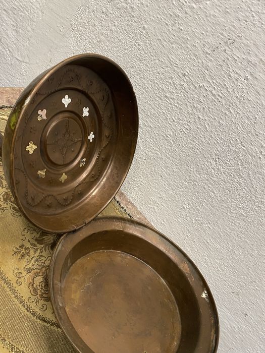 Френски каминен тиган от мед