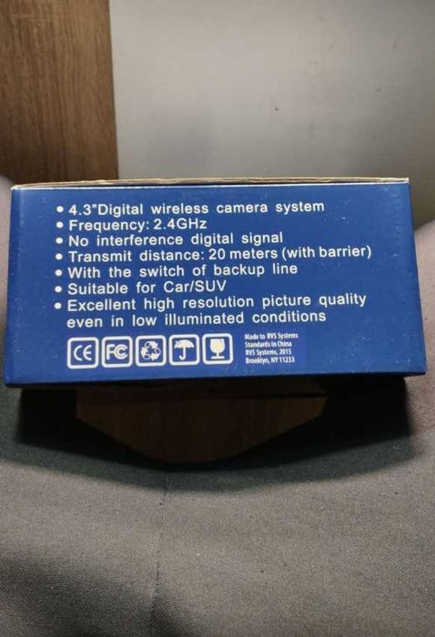 MHCABSR комплект WiFi камера за заден ход с монитор, 4.3-инчов монитор