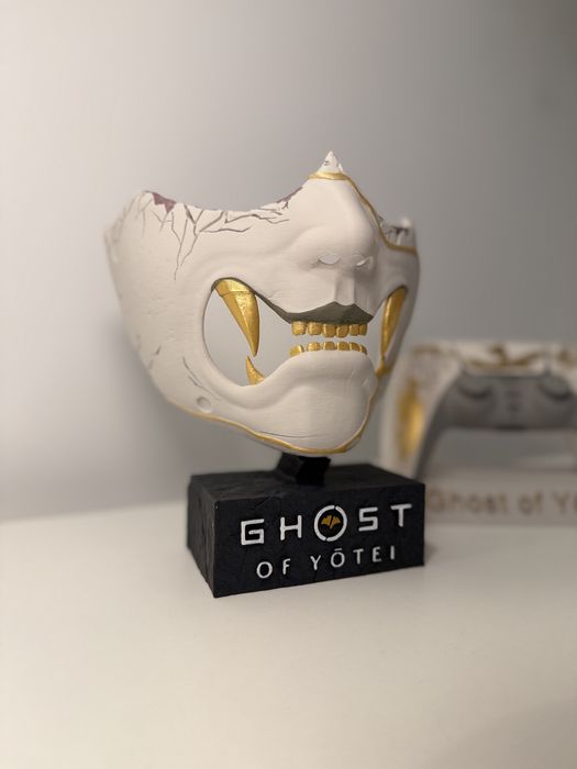 Masca Ghost of Yotei + suport controller