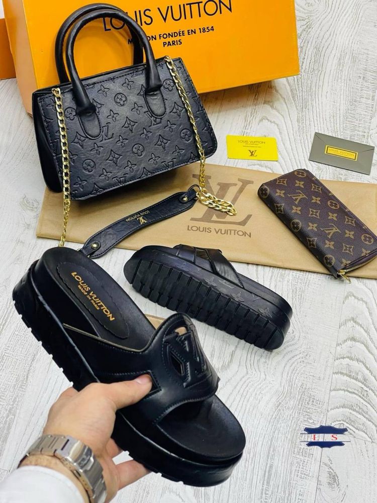 Set geanta+papuci Louis Vuitton