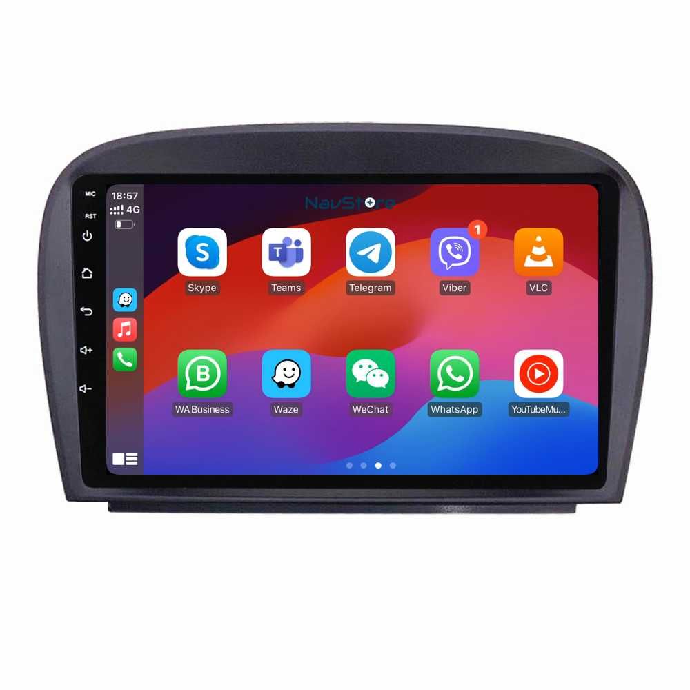 Navigatie Dedicata Mercedes SL R230 (2001-2011),Bluetooth,Wifi,Carplay