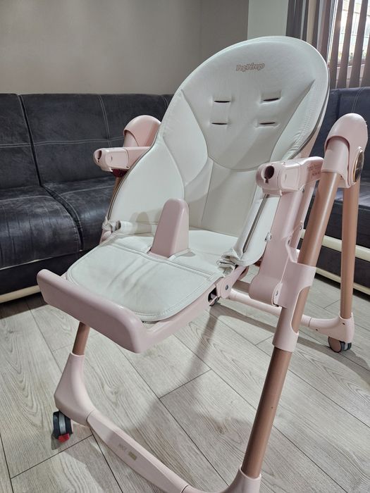 Peg Perego Prima Pappa Follow Me - Розово и бяло