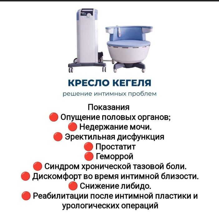 КРЕСЛО EMSELLA кегеля Решение проблем тазового дна