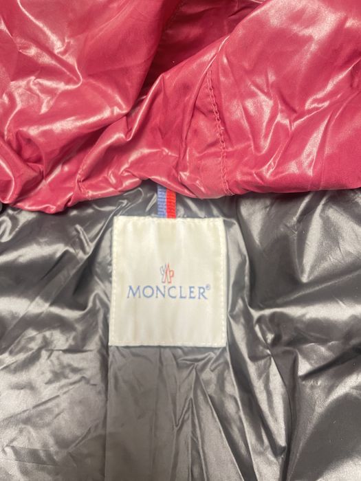 Geaca moncler cu puf de gasca,+curea