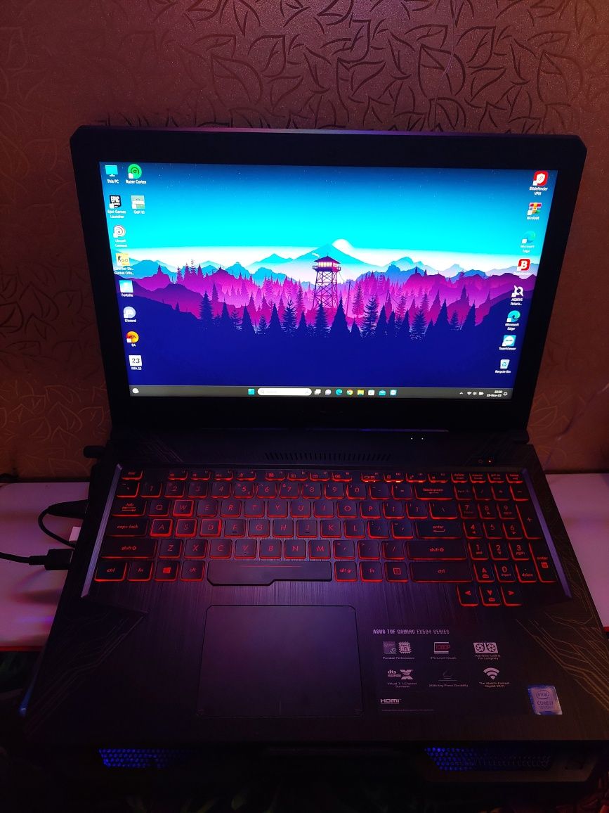 Laptop Asus TUF Strix FX504 i7 gen8 Gaming cu video 1060 de 6GB