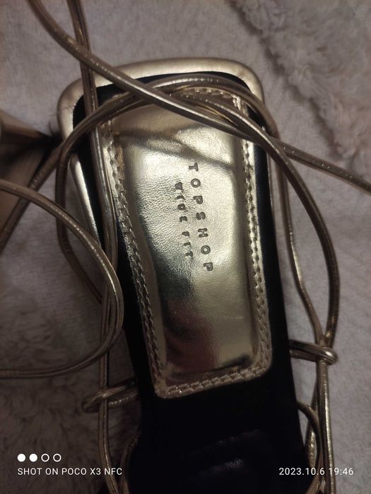 Sandale aurii TopShop 37