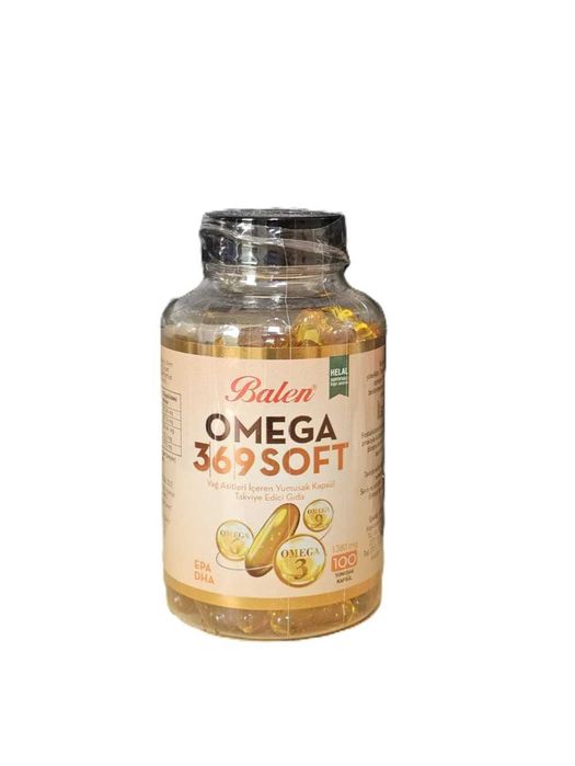 Balen Omega 3 6 9 Soft 1380 mg 100 капсули за сърце мозък и имунитет