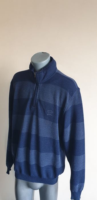 Paul & Shark Cool Touch Wool Cardigan Knitted Half Zip  XL ОРИГИНАЛ!
