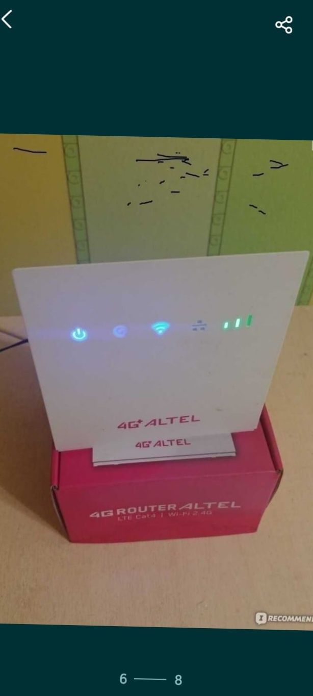 алтел билайн актив роутер модем 4G+  wifi