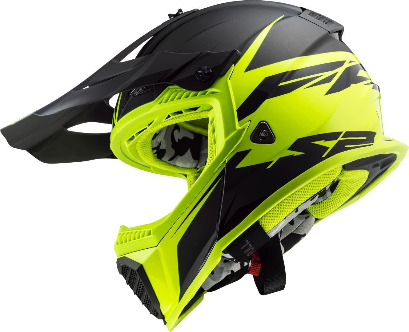 Casca Motocross,LS2 Fast EVO Roar,Marime 3XL, 61-64 CM