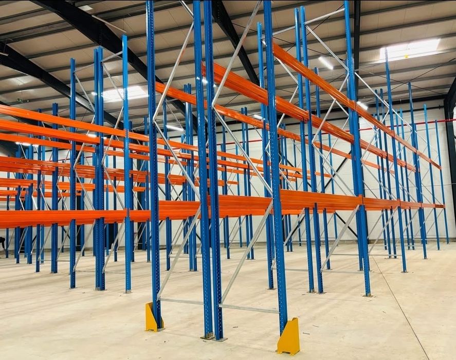 Rafturi metalice industriale depozitare paleti 32x22