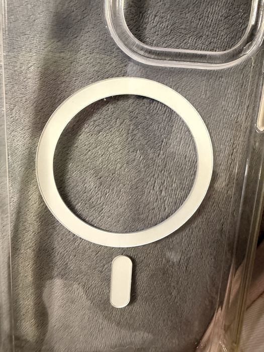 Husa iphone 15 pro max silicon transparent dur