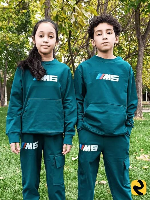 O'gil bolalar va Qizlar uchun sviter, BMW print bilan, UNISEX