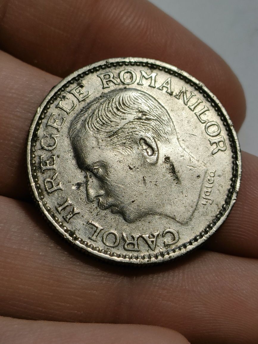 100 lei 1936 monede vechi vechituri Carol regalitate
50 le