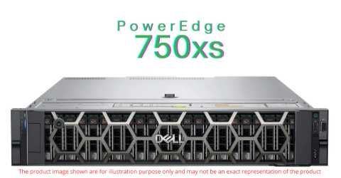 Server DELL PowerEdge 750xs, Intel Xeon Silver 4314, 16 core, 3.4 Ghz!