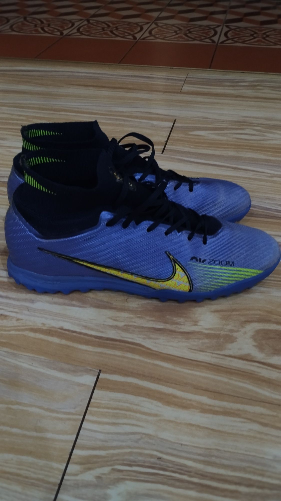 Сороконожки Nike Air Zoom Mercurial синие