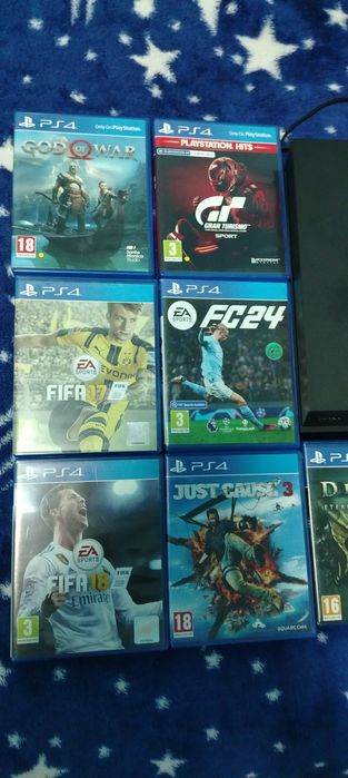 Vând PS 4 de 1 tera