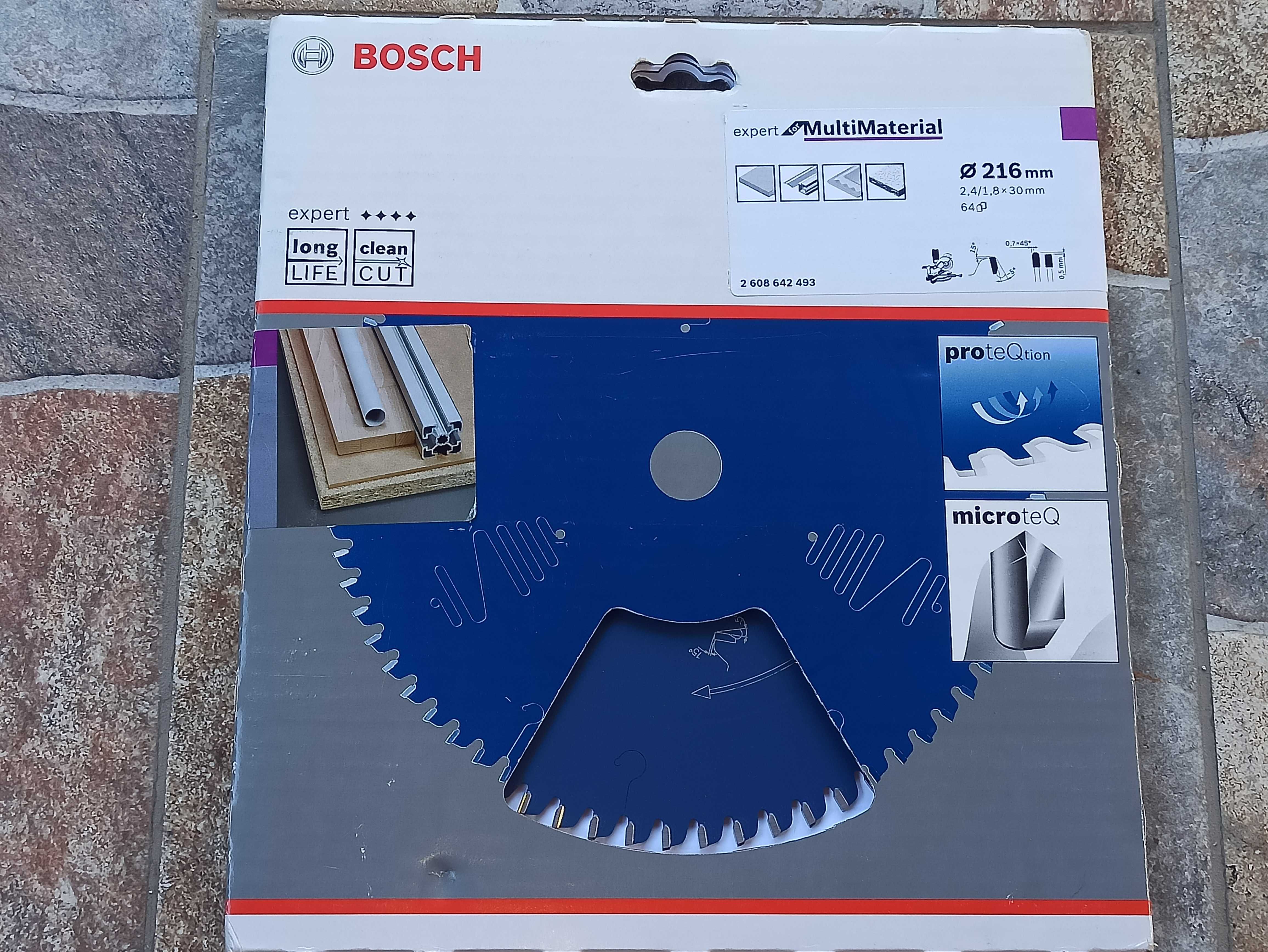 Disc panză Bosch Multimaterial pt. pal melaminat aluminiu profile pvc