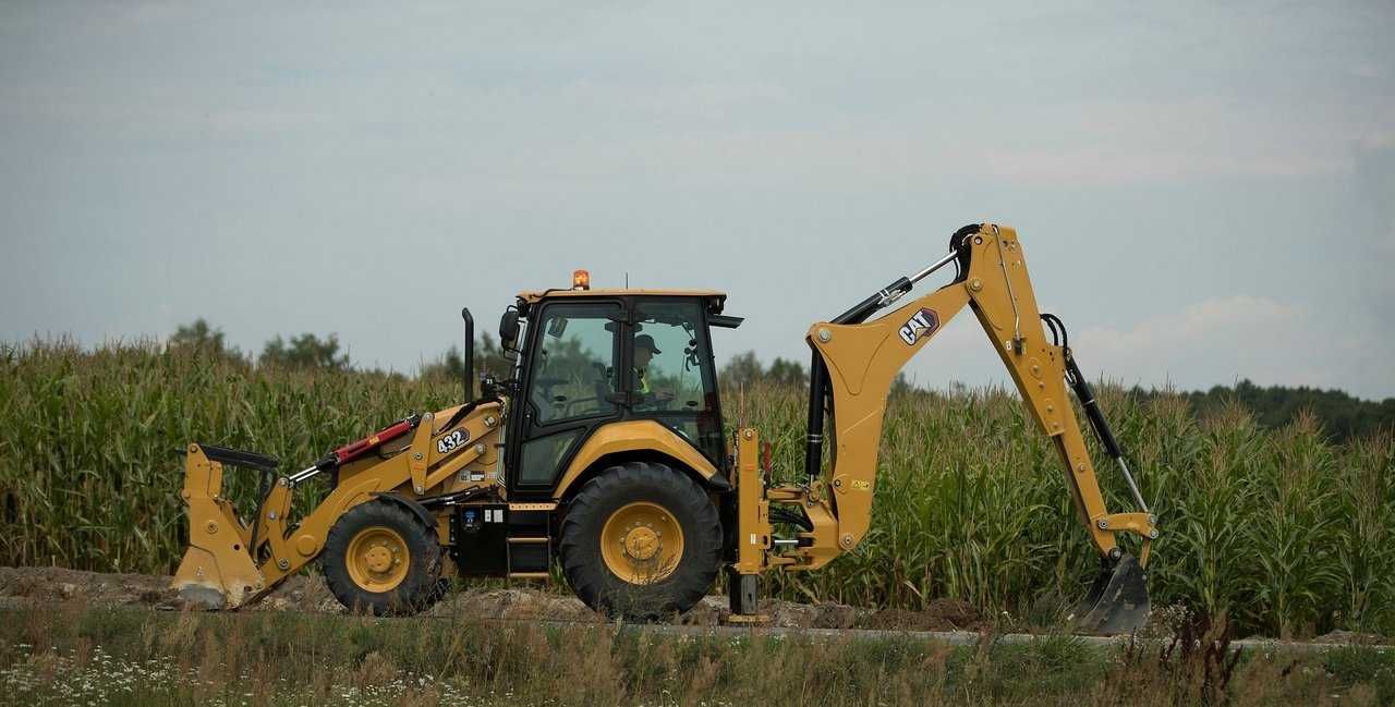 Экскаватор погрузчик Cat 432 FULL