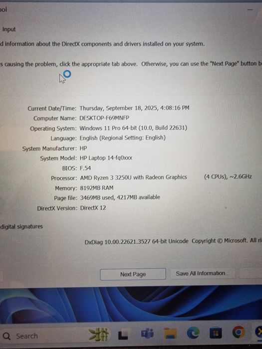 Laptop HP 14FQ0038