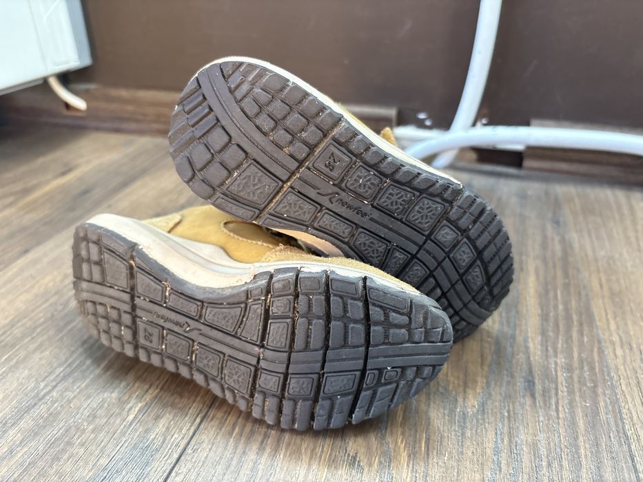 Кожени маратонки Newfeel за момче - размер 28