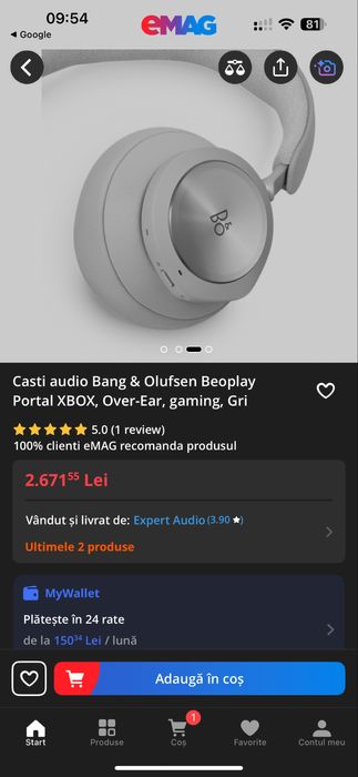 Casti sony wh-1000x m3 / B&O beoplay