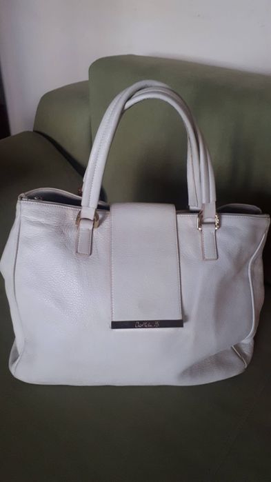 Geantă office, culoare ivoire, Cristhelen B. (Musette)