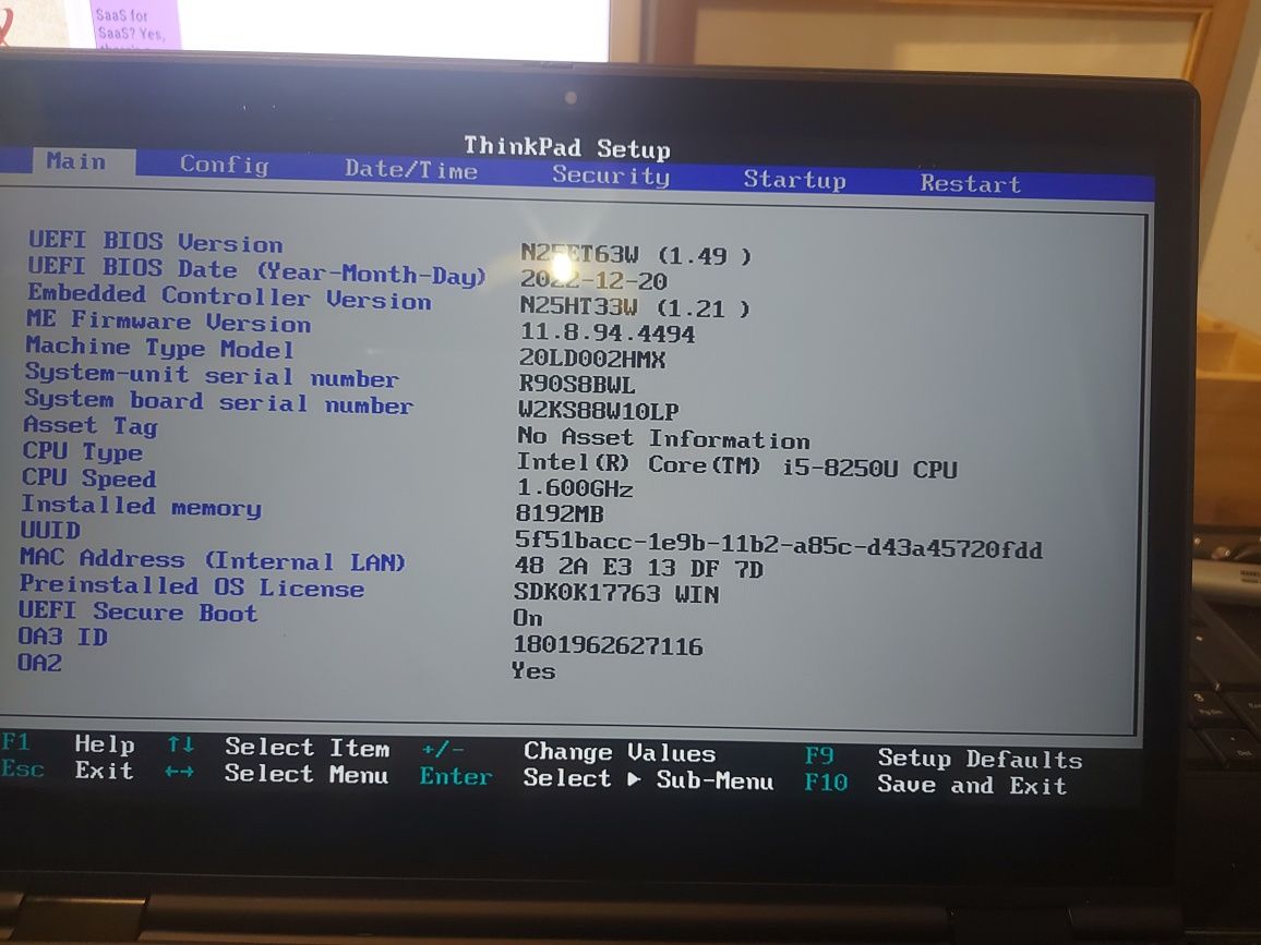 Lenovo ThinkPad YOGA X1 IntelCore i5 8GB 128SSD 14.1"  2K GARANTIE!